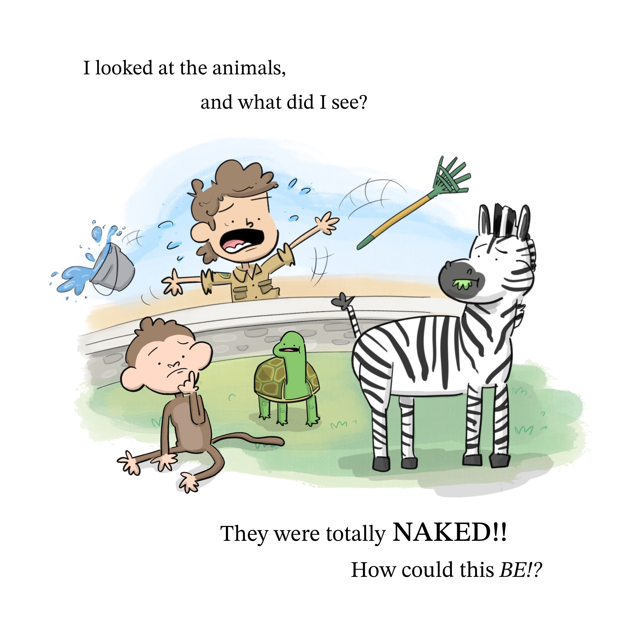 The Zoo Animals Need CLOTHES!!!